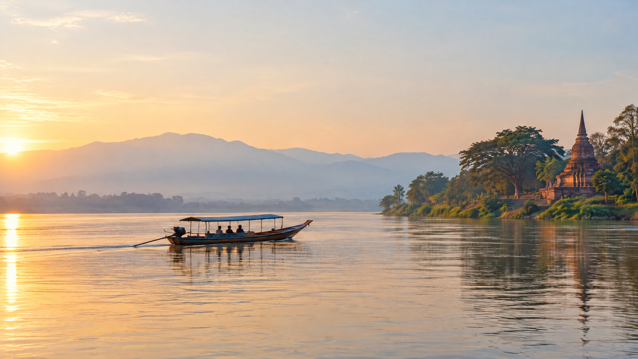 Mekong River Boat Trips in Chiang Saen and a Restful Stay at Athita